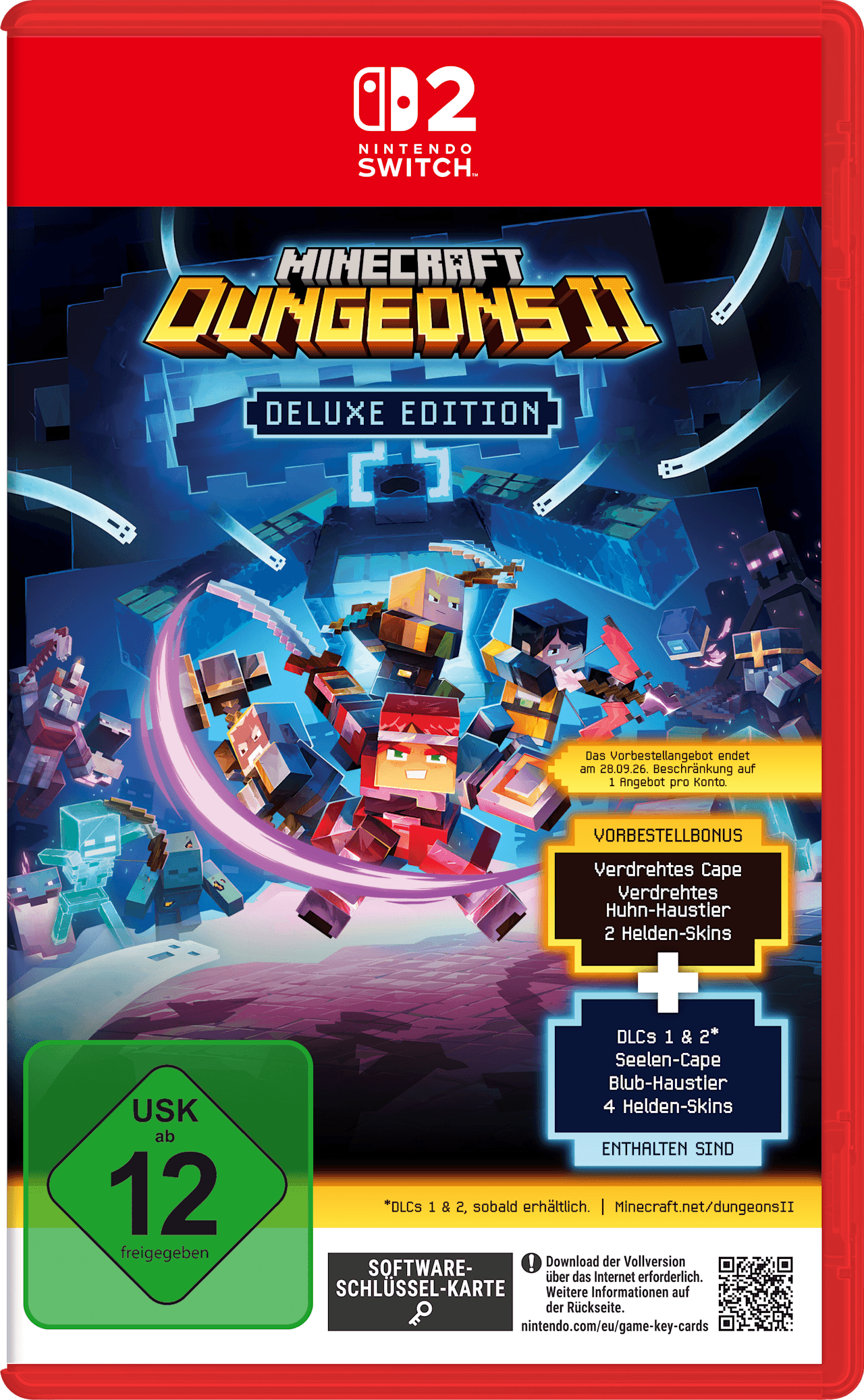 Minecraft Dungeons II Deluxe Edition - Nintendo Switch 2
