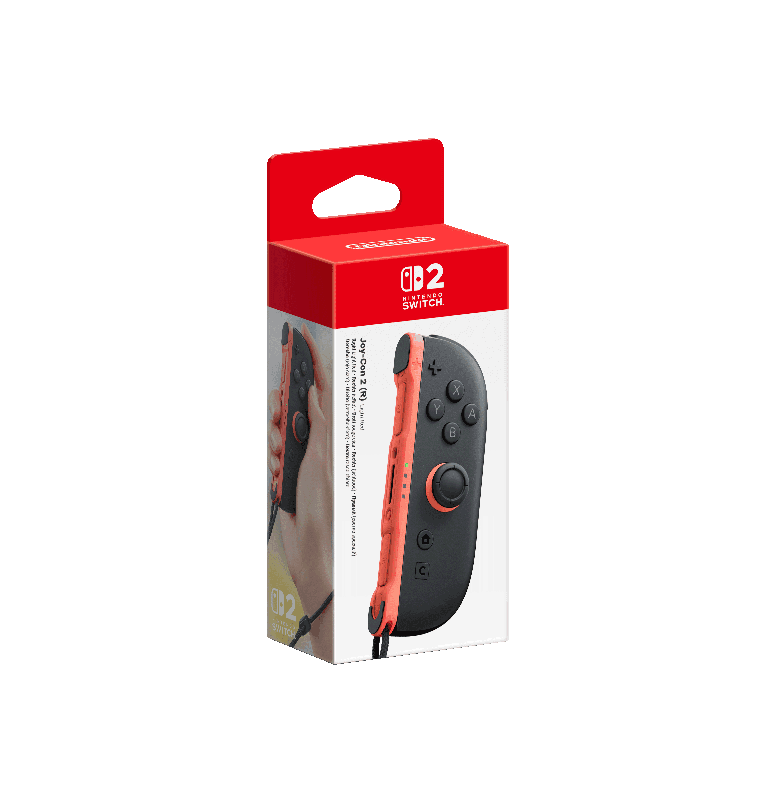 Produktbild Nintendo Switch 2 Joy-Con (R) Controller Hellrot 2 von 5