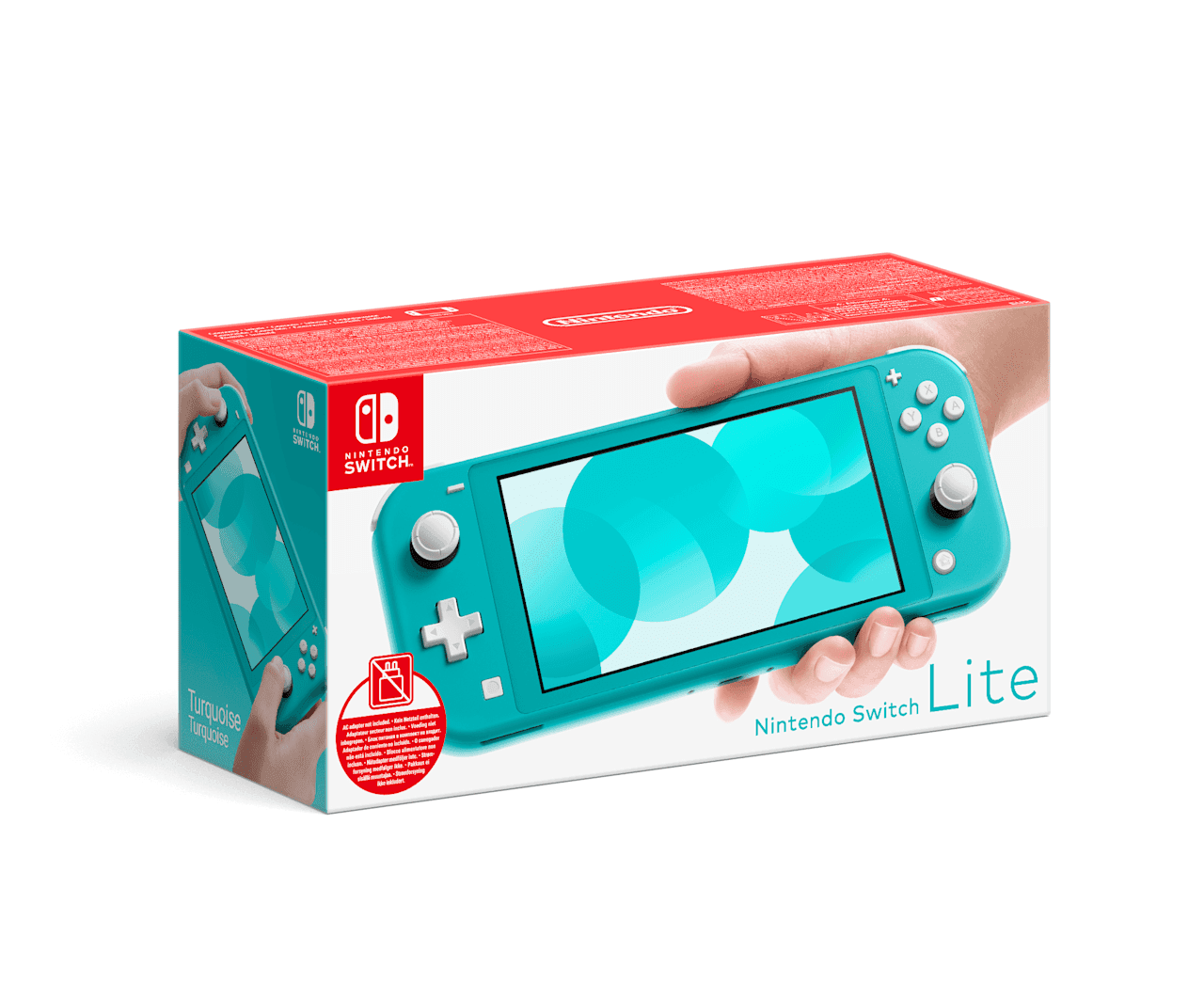 Nintendo Switch Lite (Türkis) – Ohne Netzteil