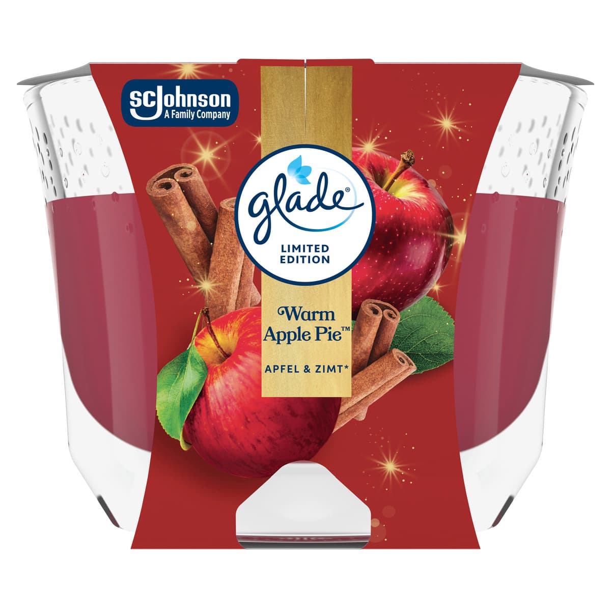 Glade Langanhaltende Duftkerze Warm Apple Pie