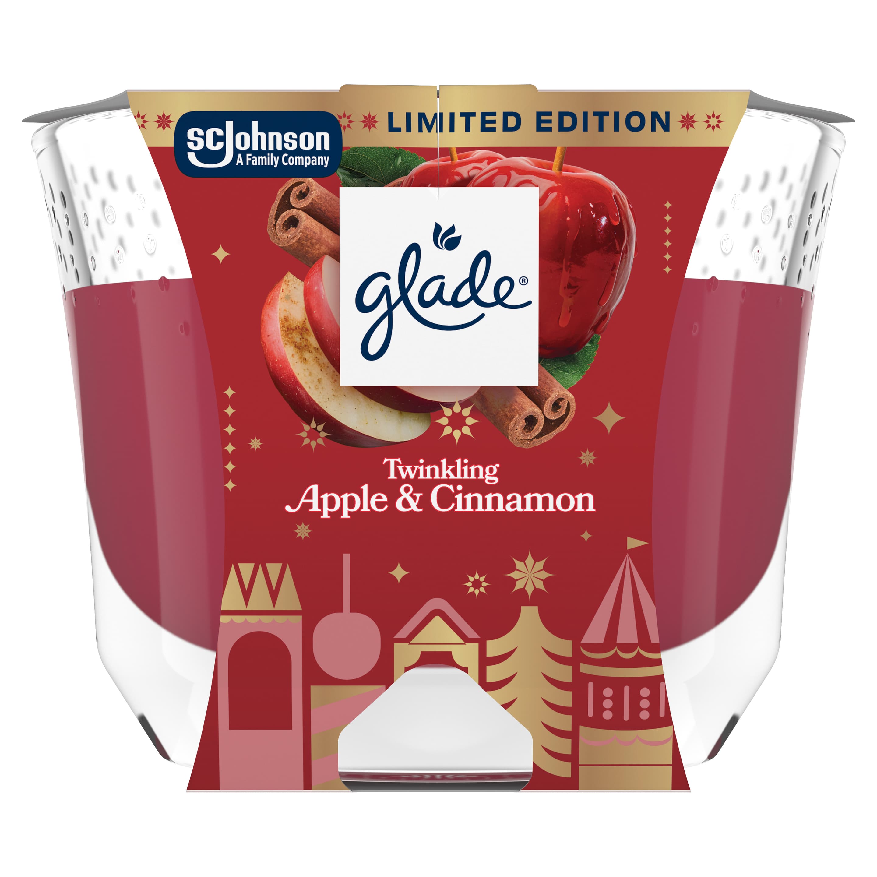 Glade Duftkerze Twinkling Apple & Cinnamon