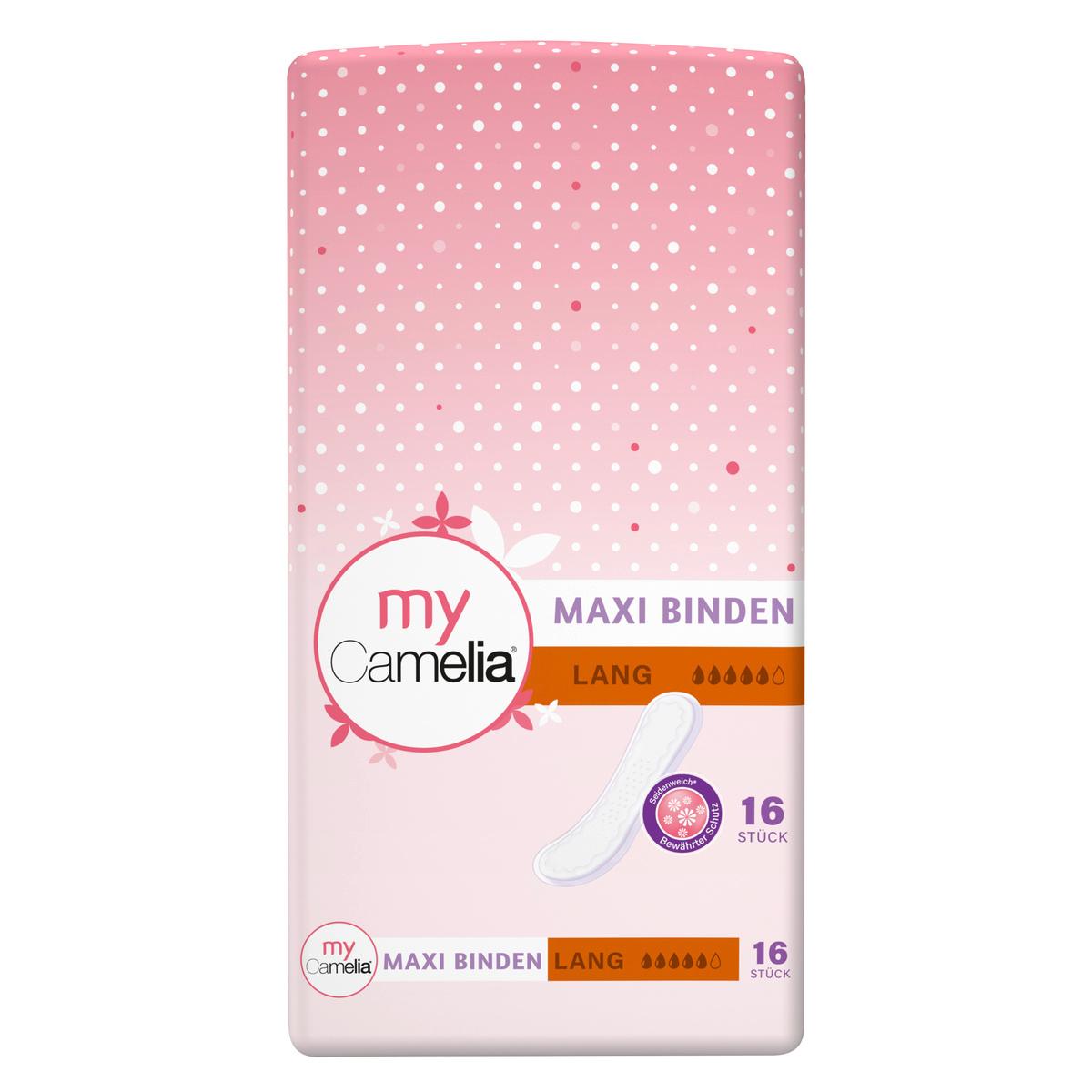 Produktbild Camelia Maxi Binde Lang 2 von 3
