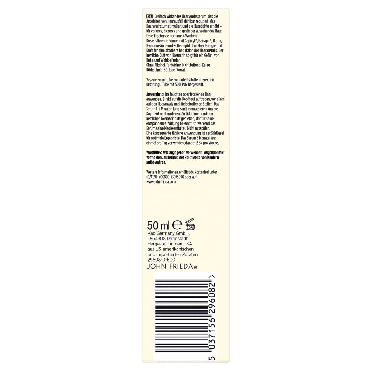 Produktbild JOHN FRIEDA PROfiller+ Hair Growth Scalp Serum  2 von 2