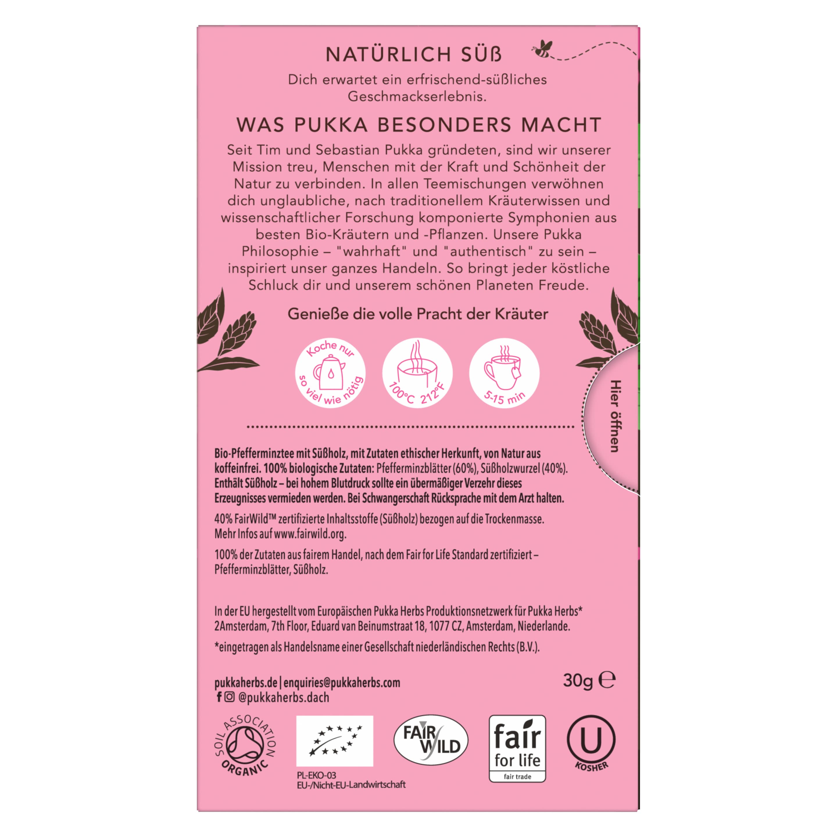 Produktbild pukka Bio-Kräutertee Pfefferminz & Süßholz 2 von 6