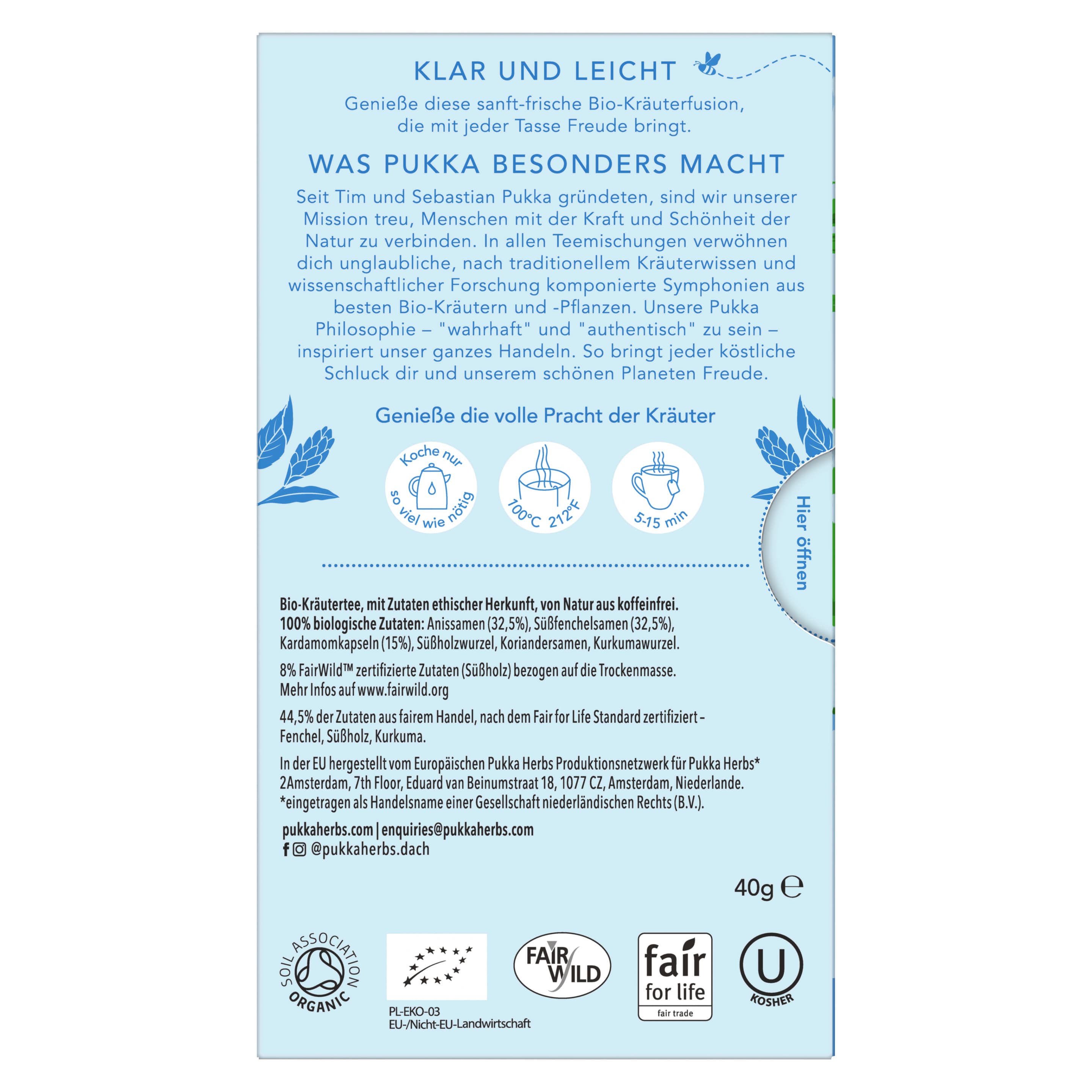 Produktbild Pukka BIO Tee After Dinner 2 von 6