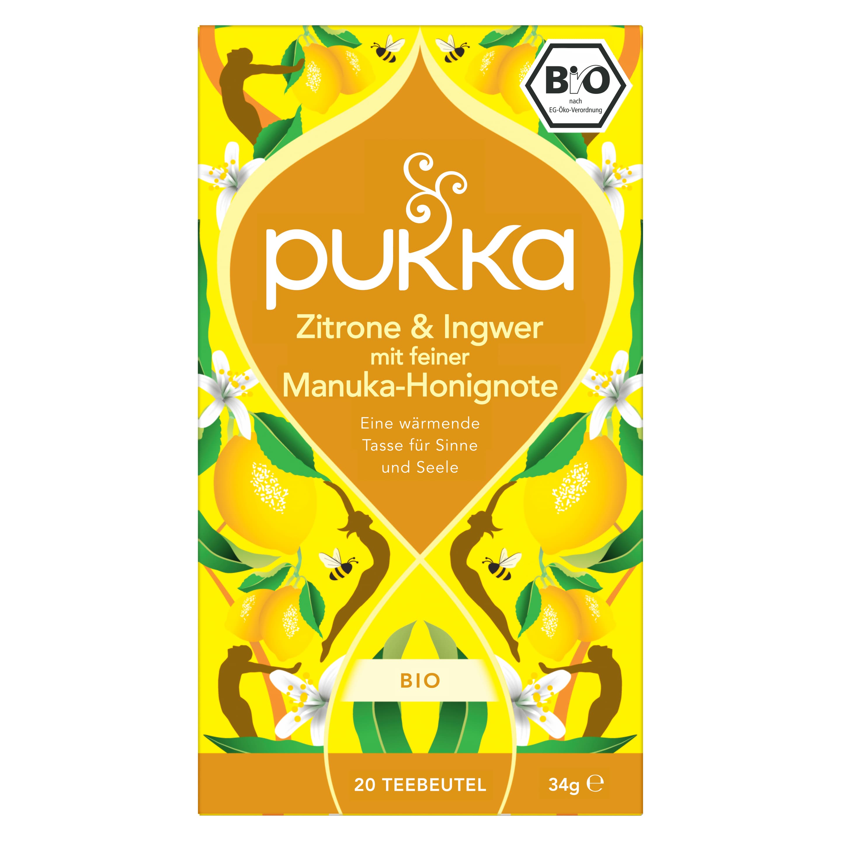 Produktbild Pukka Bio-Tee Zitrone & Ingwer mit feiner Manuka-Honignote 3 von 6