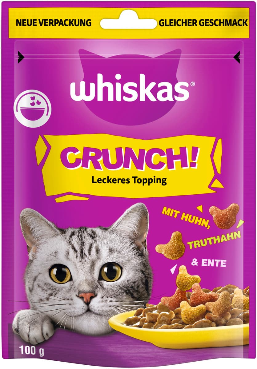 Whiskas Crunch Huhn, Truthahn & Ente