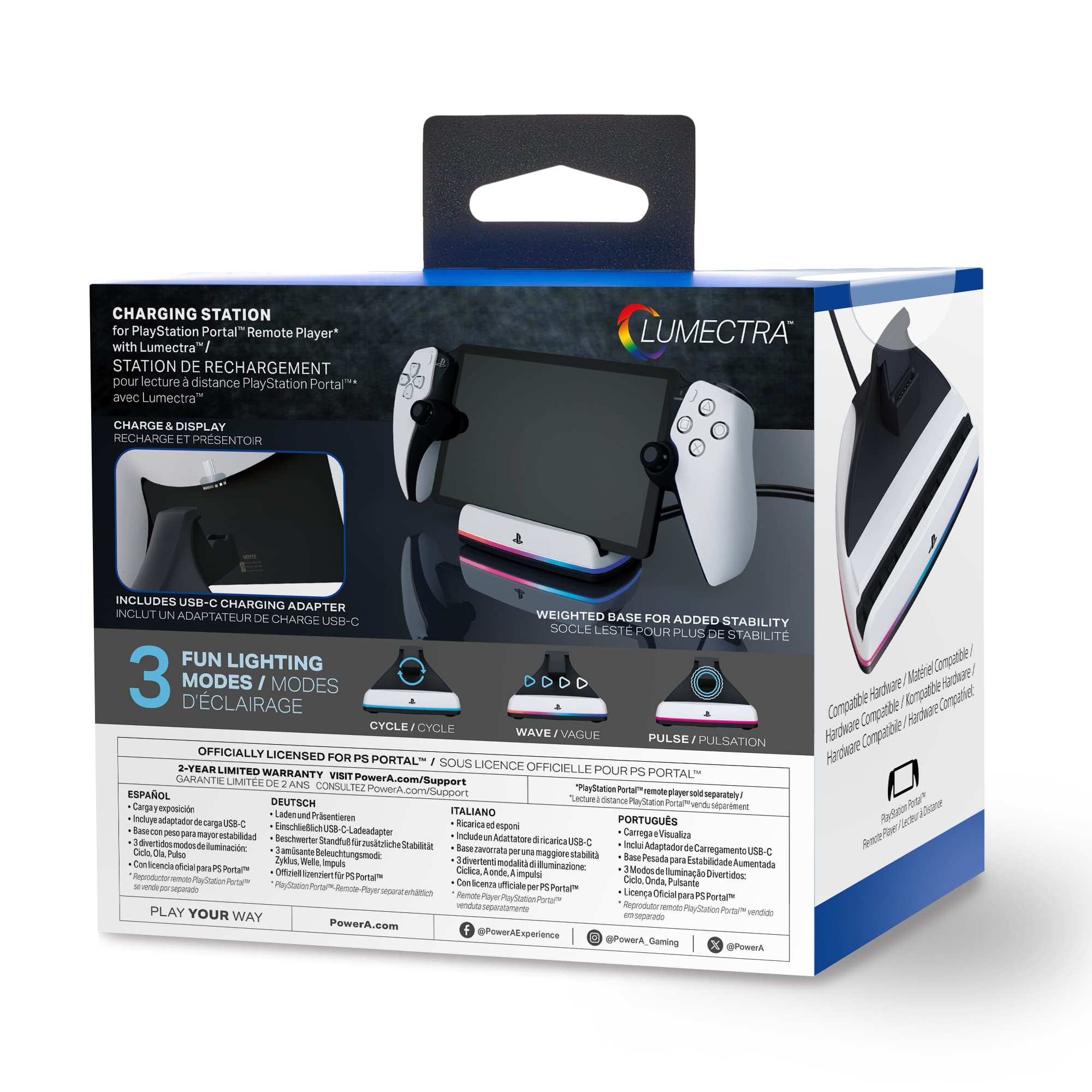 Produktbild PowerA-Ladestation für PlayStation Portal™ Remote Player mit Lumectra™ 3 von 8