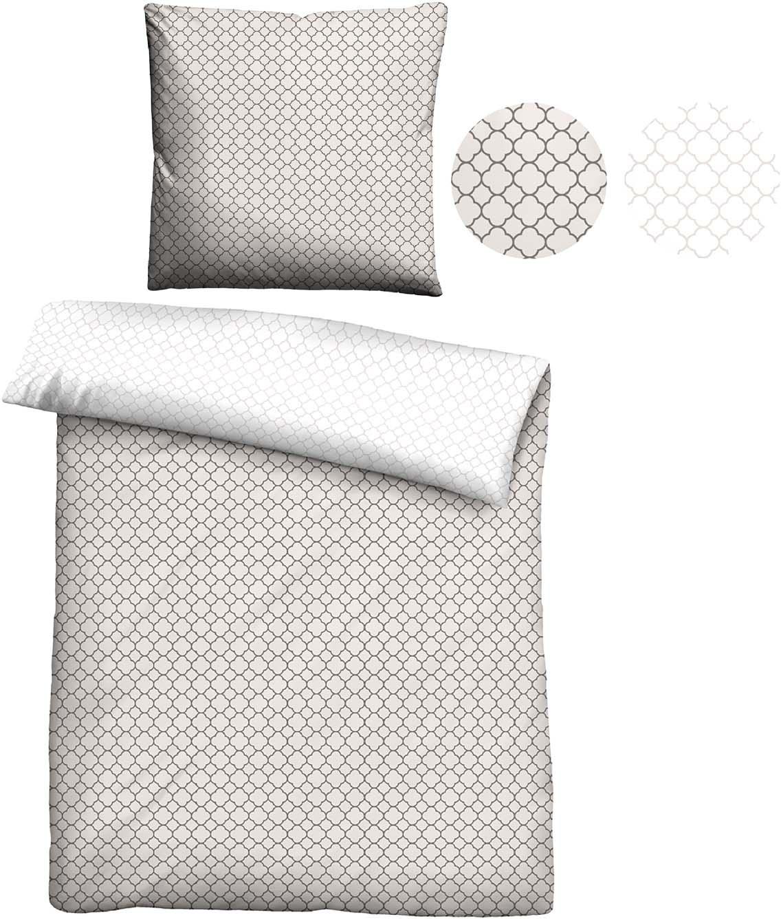 biberna Satin Bettwäsche 80x80cm, 135x200cm
