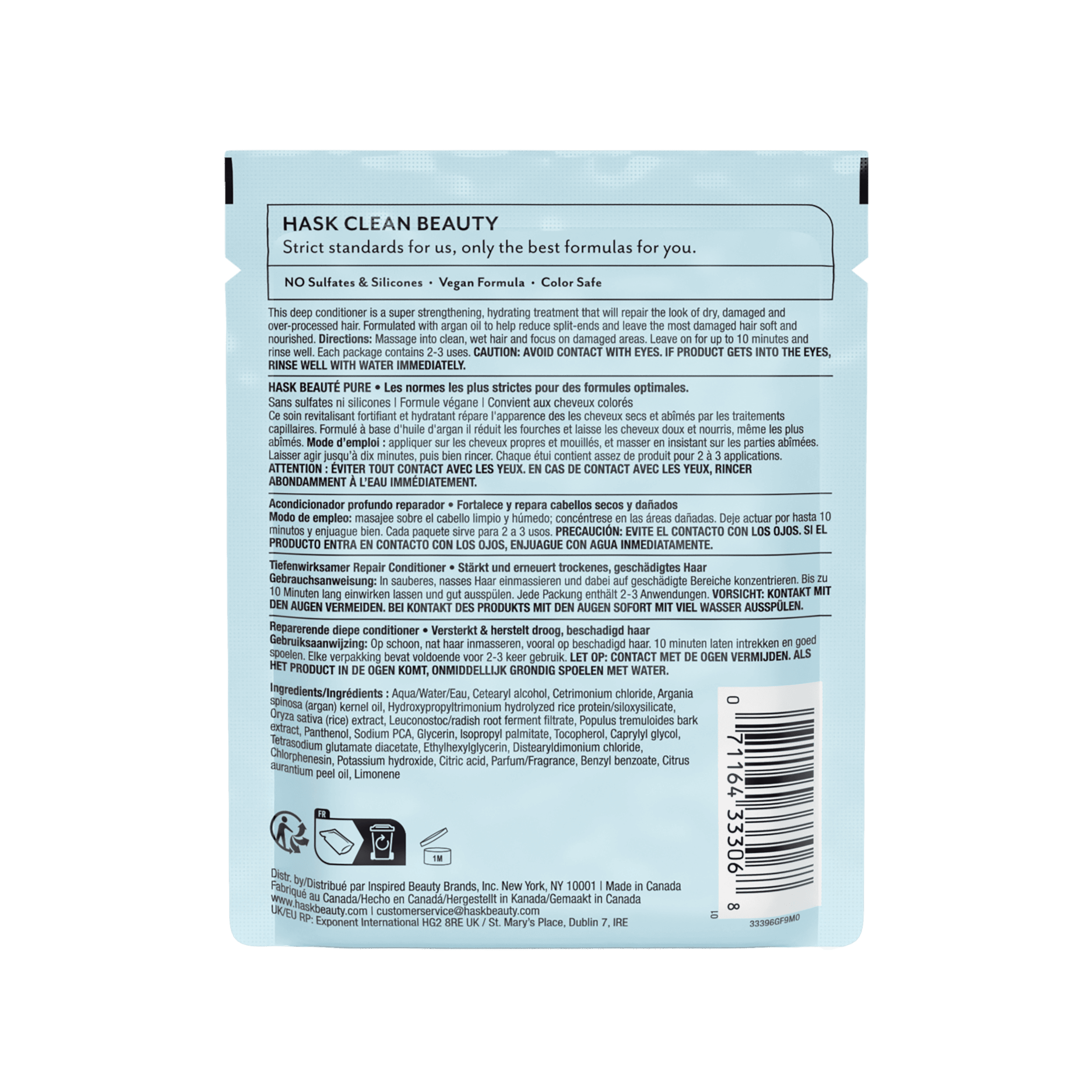 Produktbild HASK Spülung Argan Oil Sachet 2 von 2