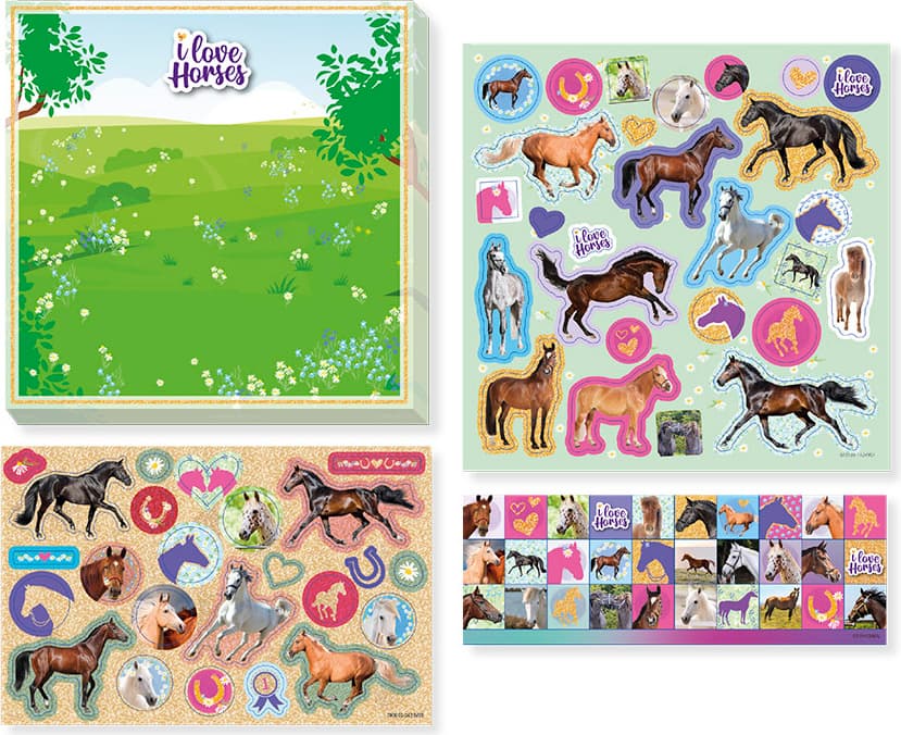 Produktbild Totum - i love Horses Sticker set 2 von 3