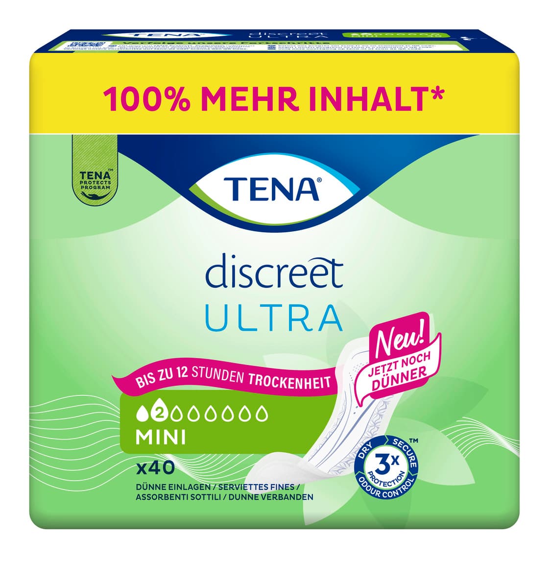 Tena discreet Ultra Inkontinenzeinlagen Mini Duo Pack