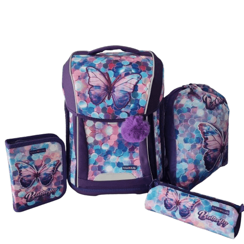 School Buddy WAVE Schulranzen-Set 4-tlg. Butterfly-2
