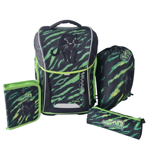 School Buddy WAVE Schulranzen-Set 4-tlg. Panther