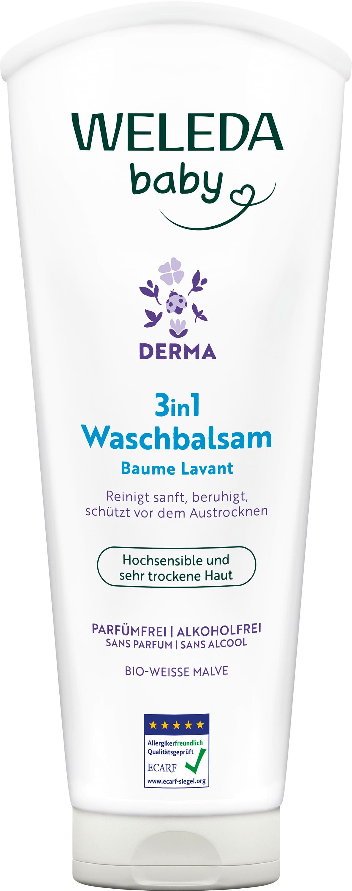 WELEDA 3in1 Waschbalsam Weisse Malve
