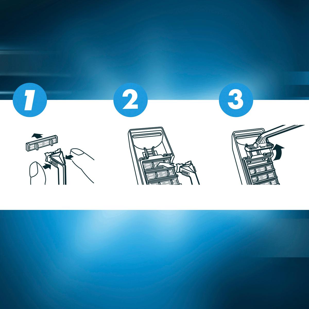 Produktbild Gillette Sensor Excel Rasierer Universal mit 5 Klingen  6 von 6