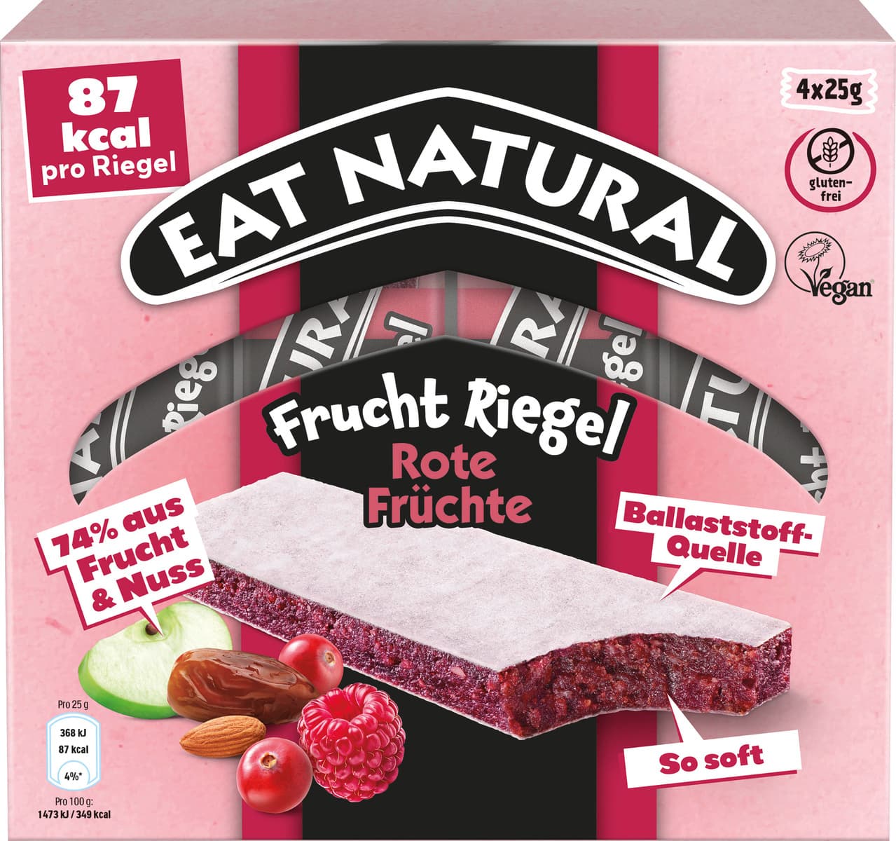 Eat Natural Riegel Frucht Rote Früchte 