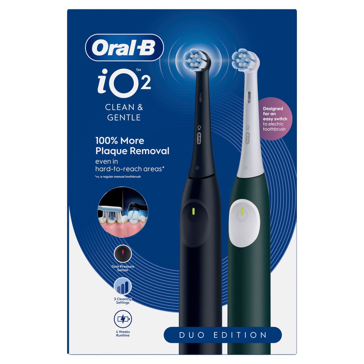 Oral-B iO Series 2 Night Black/Forest Green