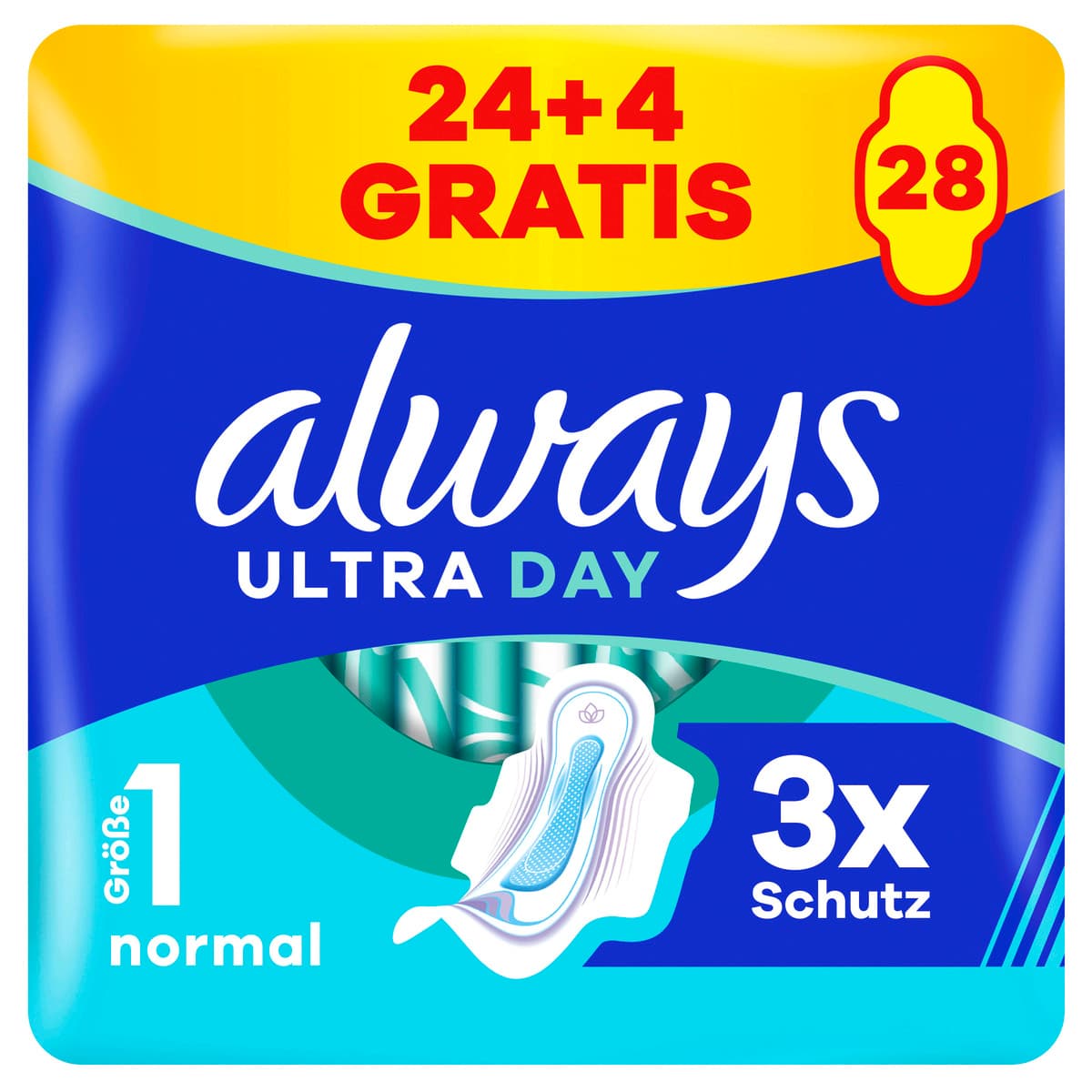 Always ultra Damenbinden Normal mit Flügeln BigPack 