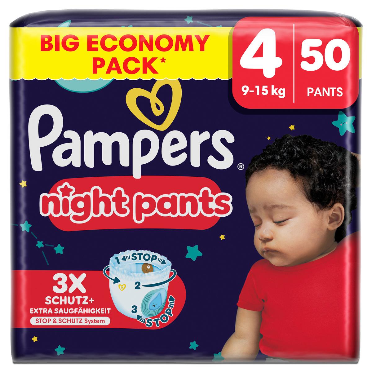 Pampers Windeln Night Pants Gr.4 Big Pack 9-15kg 
