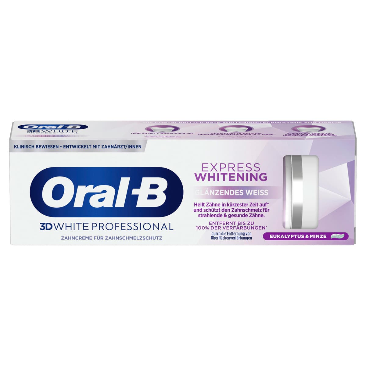 Oral-B Zahnpasta 3D White Express Glänzendes Weiss