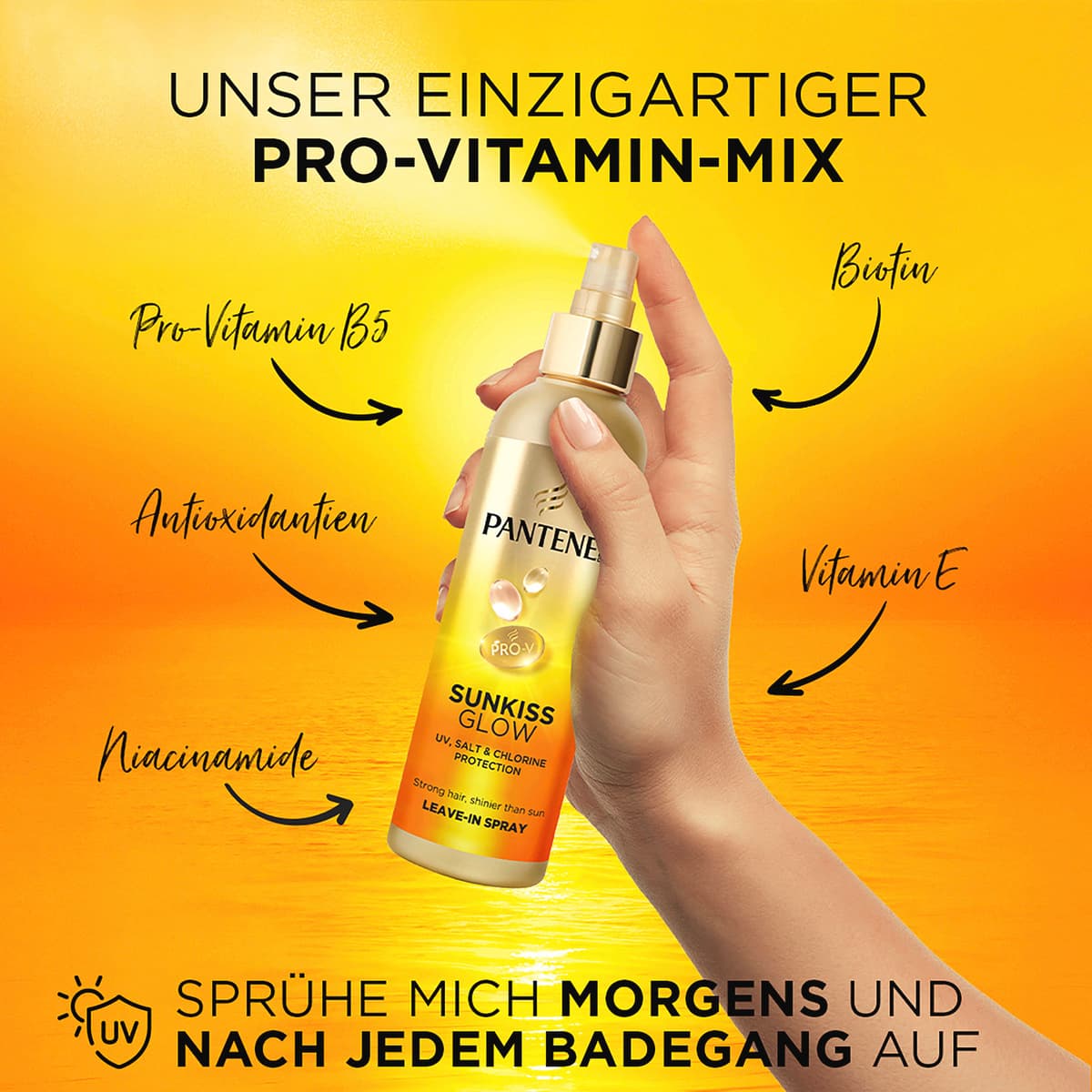 Produktbild Pantene Pro-V Sunkiss Glow Leave-In Serum  8 von 8