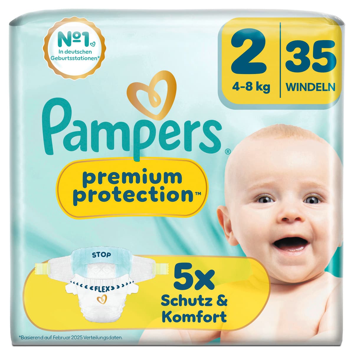 Pampers Premium Protection New Baby Windeln Gr.2 Mini 4-8kg 