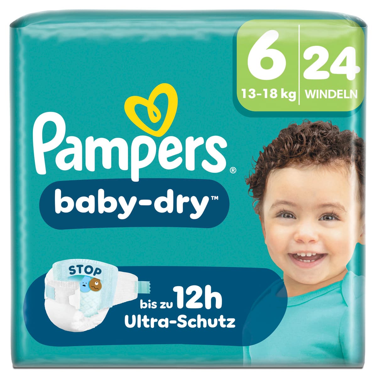 Pampers Baby Dry Windeln Gr.6 Extra Large 13-18kg 