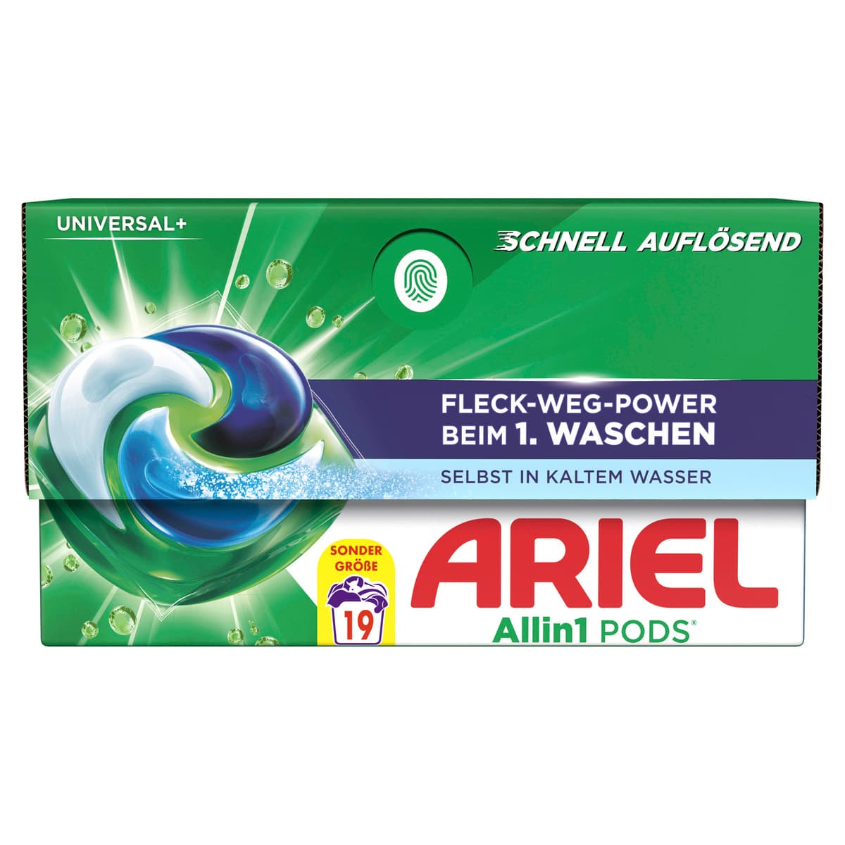 Ariel All-in-1 Vollwaschmittel Flüssig Pods Universal 19WL