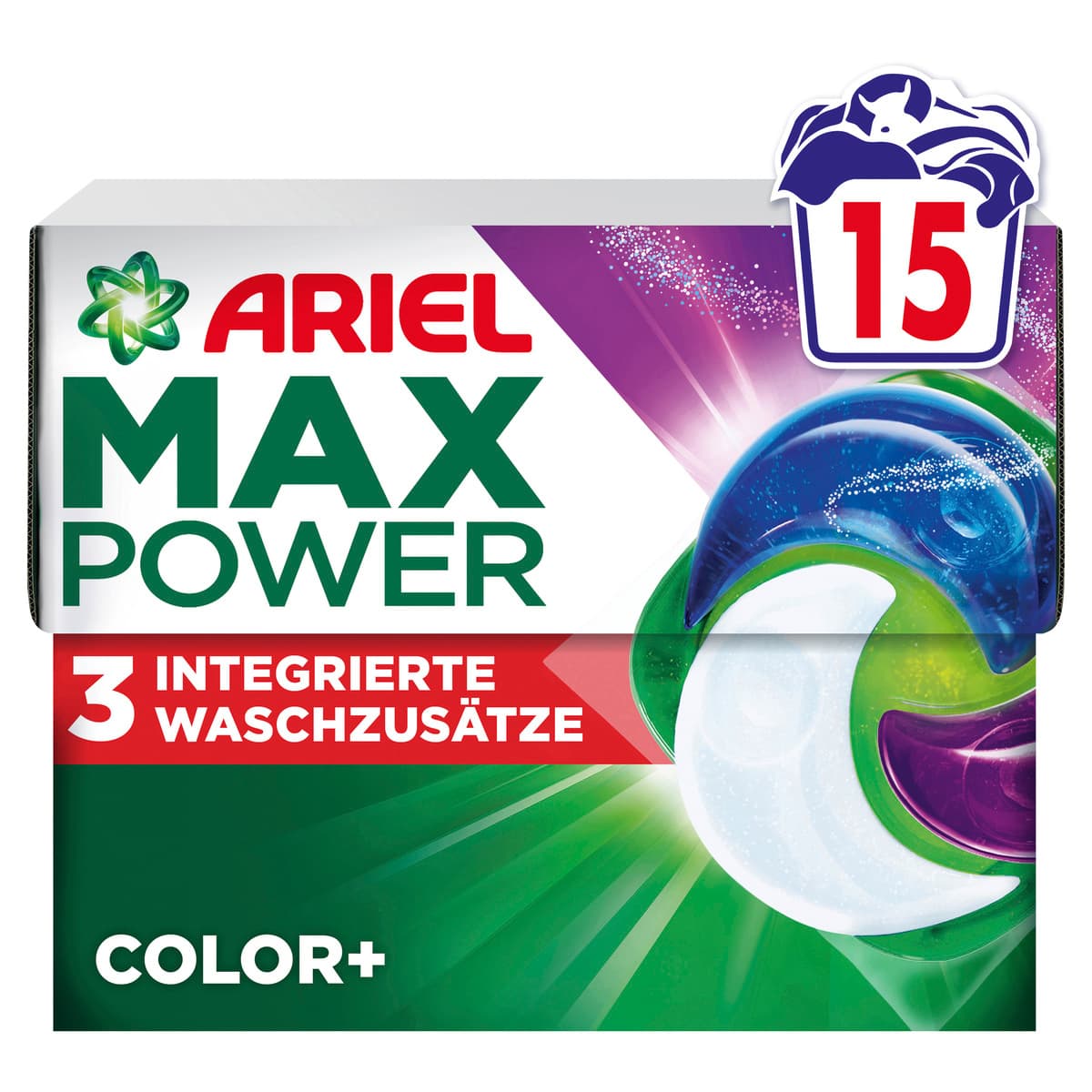 Ariel MaxPower Colorwaschmittel Pods - 15WL