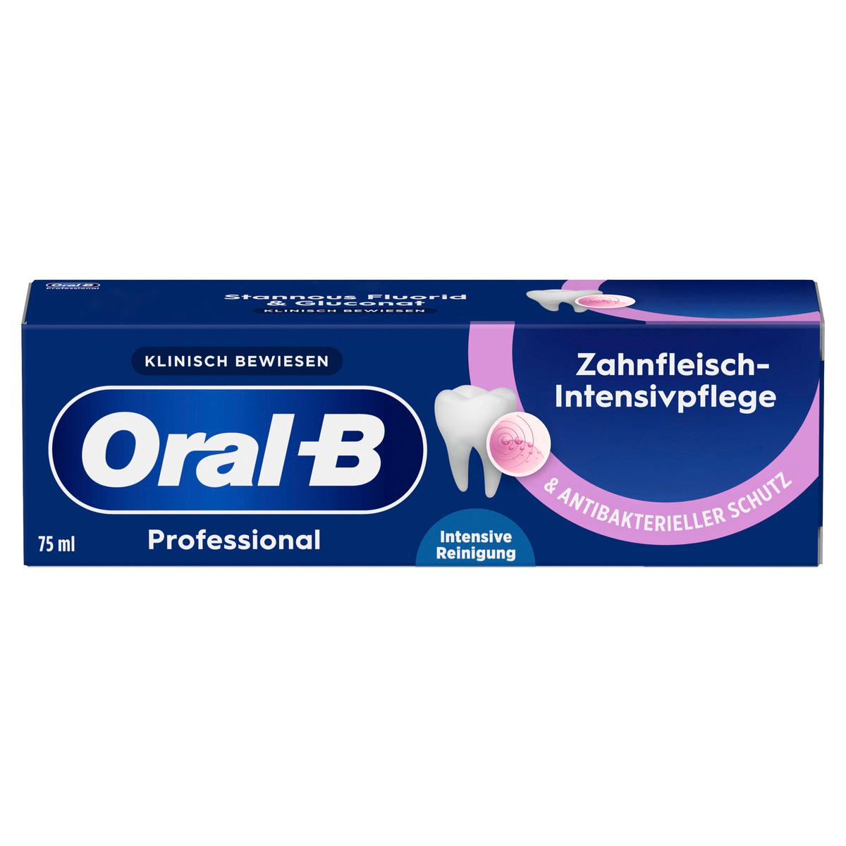 Oral-B Zahnpasta Zahnfleisch-Intensivpflege&Antibakterieller Schutz Intensive Reinigung 75ml