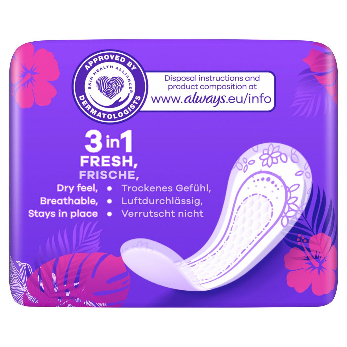 Produktbild Always Slipeinlagen Normal to go – mit Geruchsneutralisierung 3 von 8