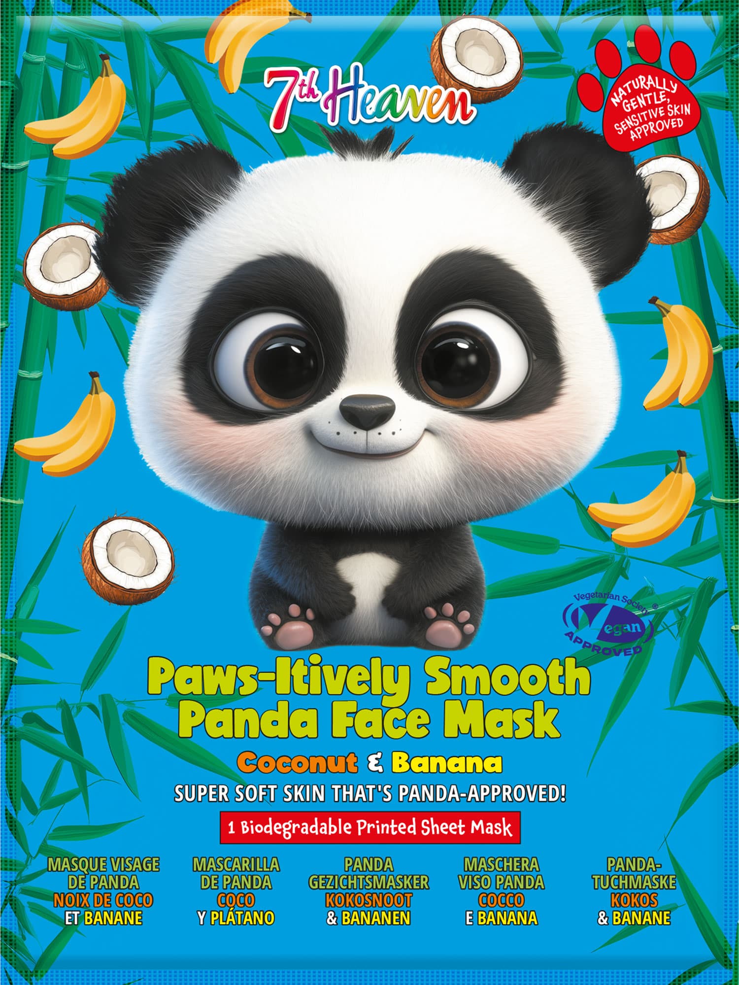 Montagne Jeunesse 7th Heaven Tuchmaske Panda