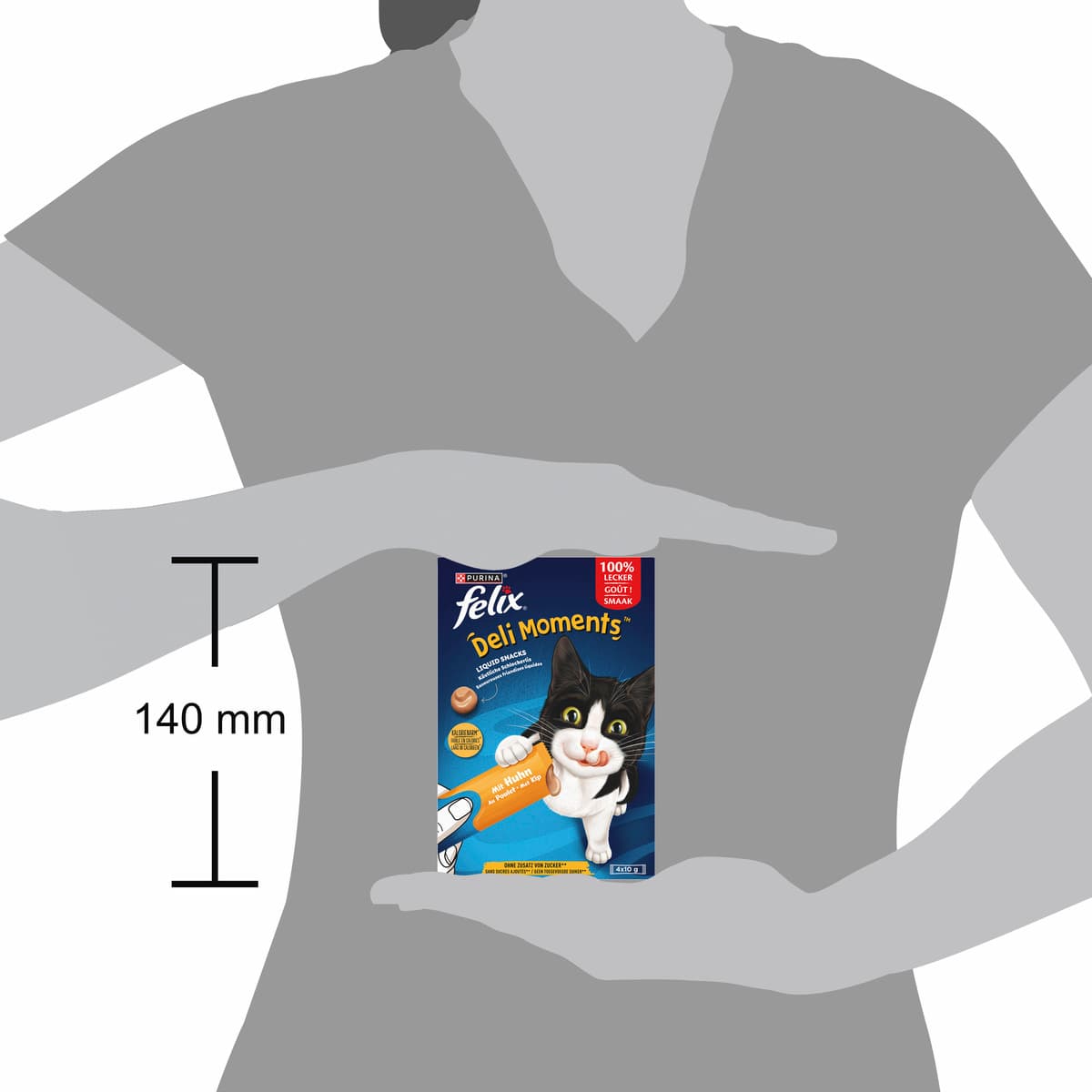 Produktbild FELIX Deli Moments Köstliche Schleckerli für Katzen mit Huhn 4 von 6