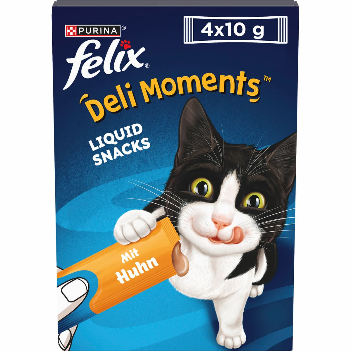FELIX Deli Moments Köstliche Schleckerli für Katzen mit Huhn