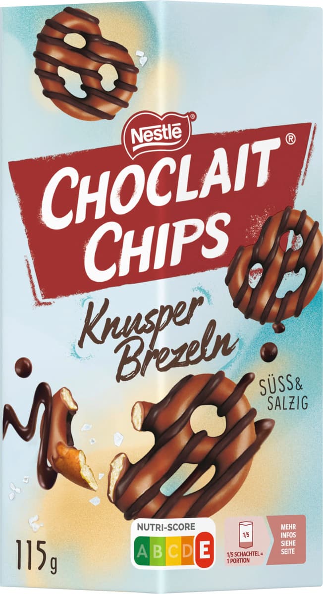 Nestlé Choclait Chips Knusperbrezel 