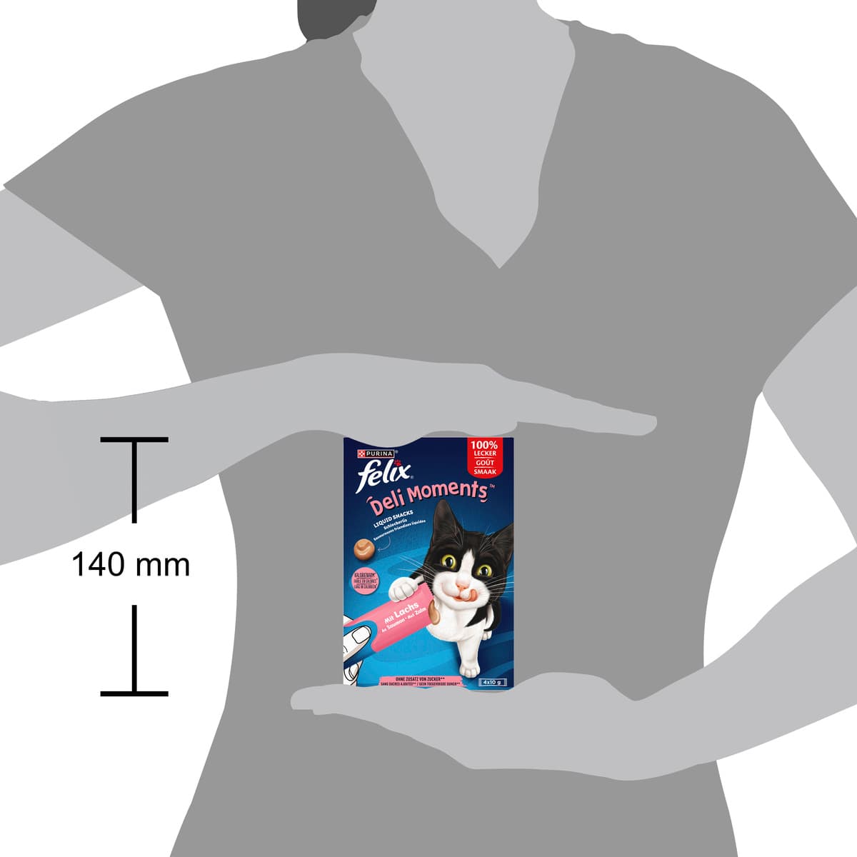 Produktbild PURINA FELIX Deli Moments Lachs  3 von 5