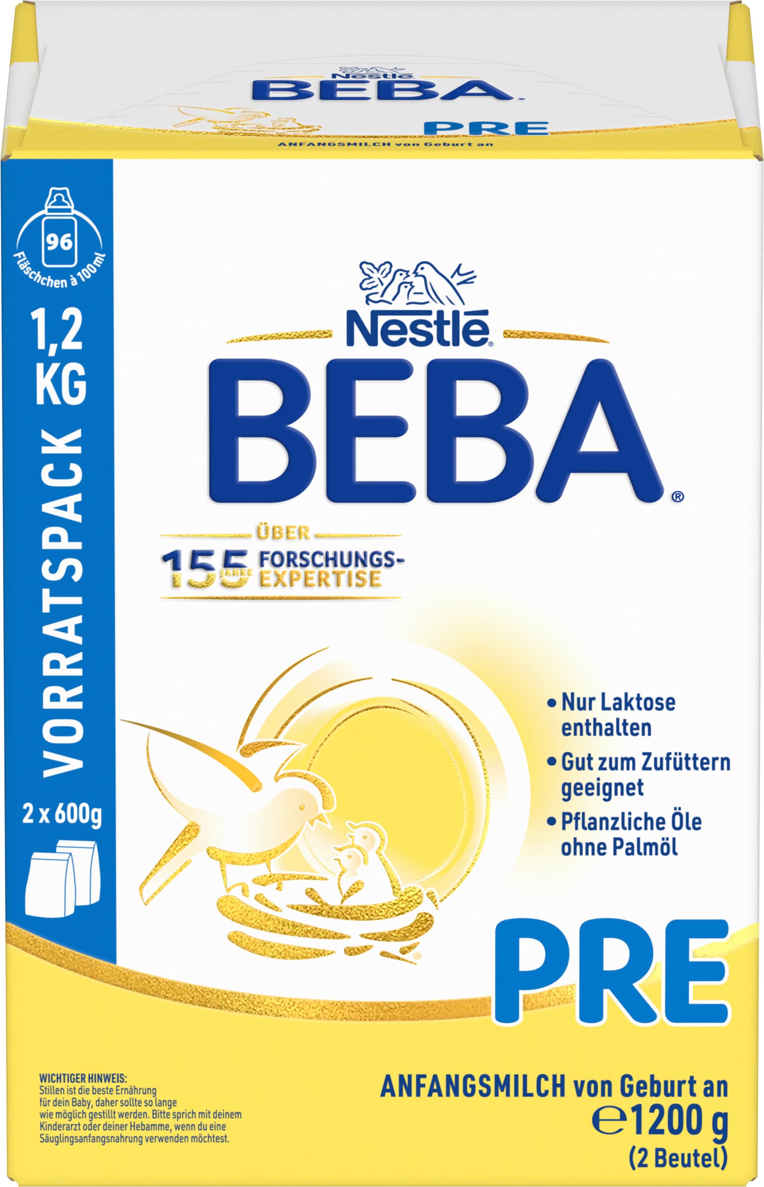 Beba Pre Anfangsmilch von Geburt an