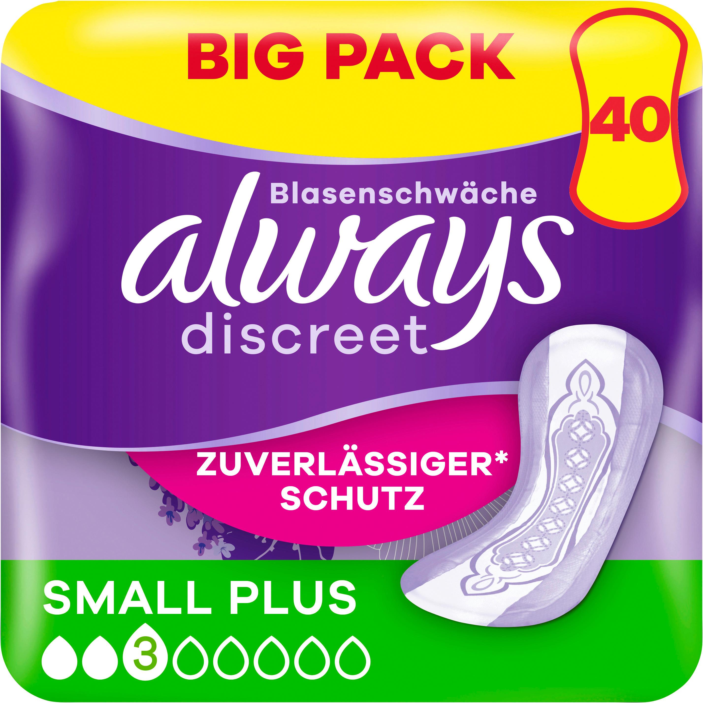 Always Discreet Inkontinenz Small Plus