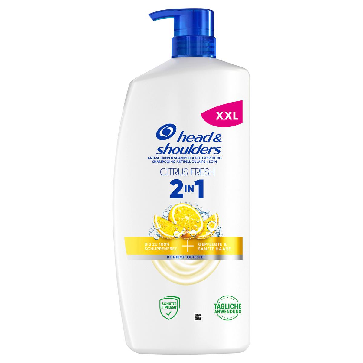 Head & Shoulders Anti Schuppen Haarshampoo 2in1 citrus fresh 