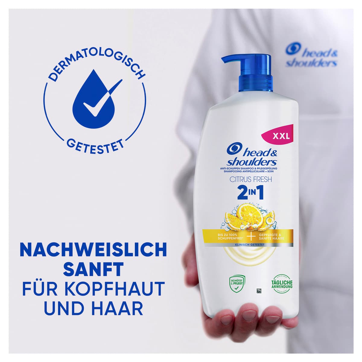 Produktbild Head & Shoulders Anti Schuppen Haarshampoo 2in1 citrus fresh  12 von 16