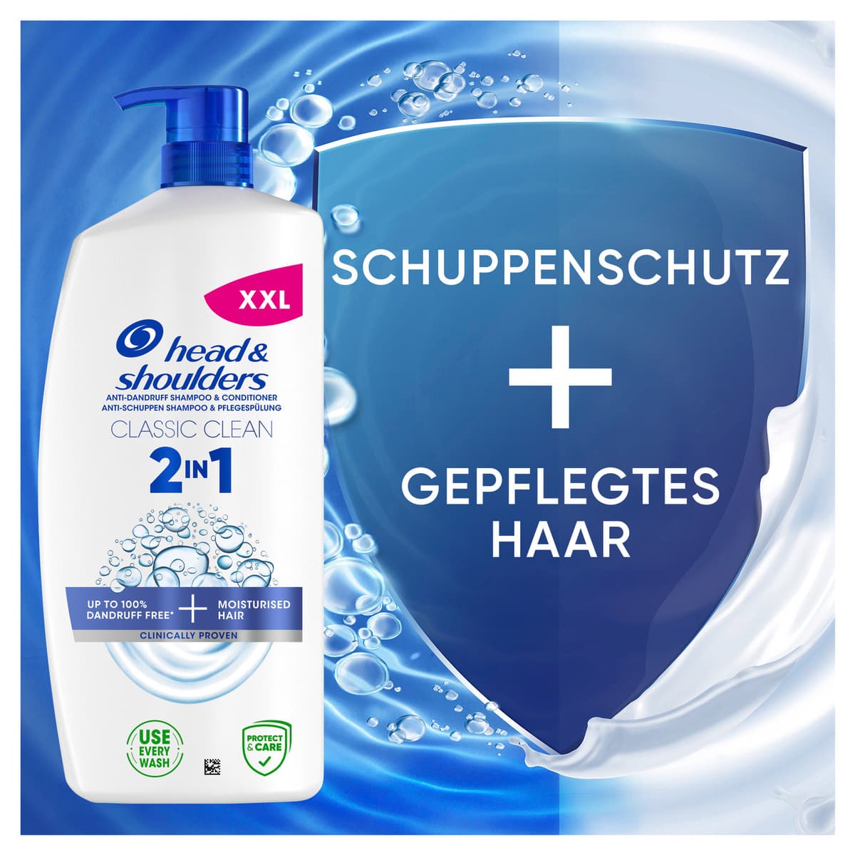 Produktbild Head & Shoulders Anti Schuppen Haarshampoo 2in1 classic clean  14 von 16