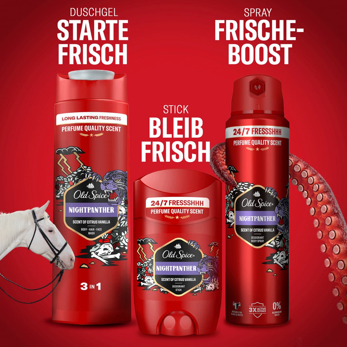Produktbild Old Spice Duschgel 3in1 Night Panther 8 von 8