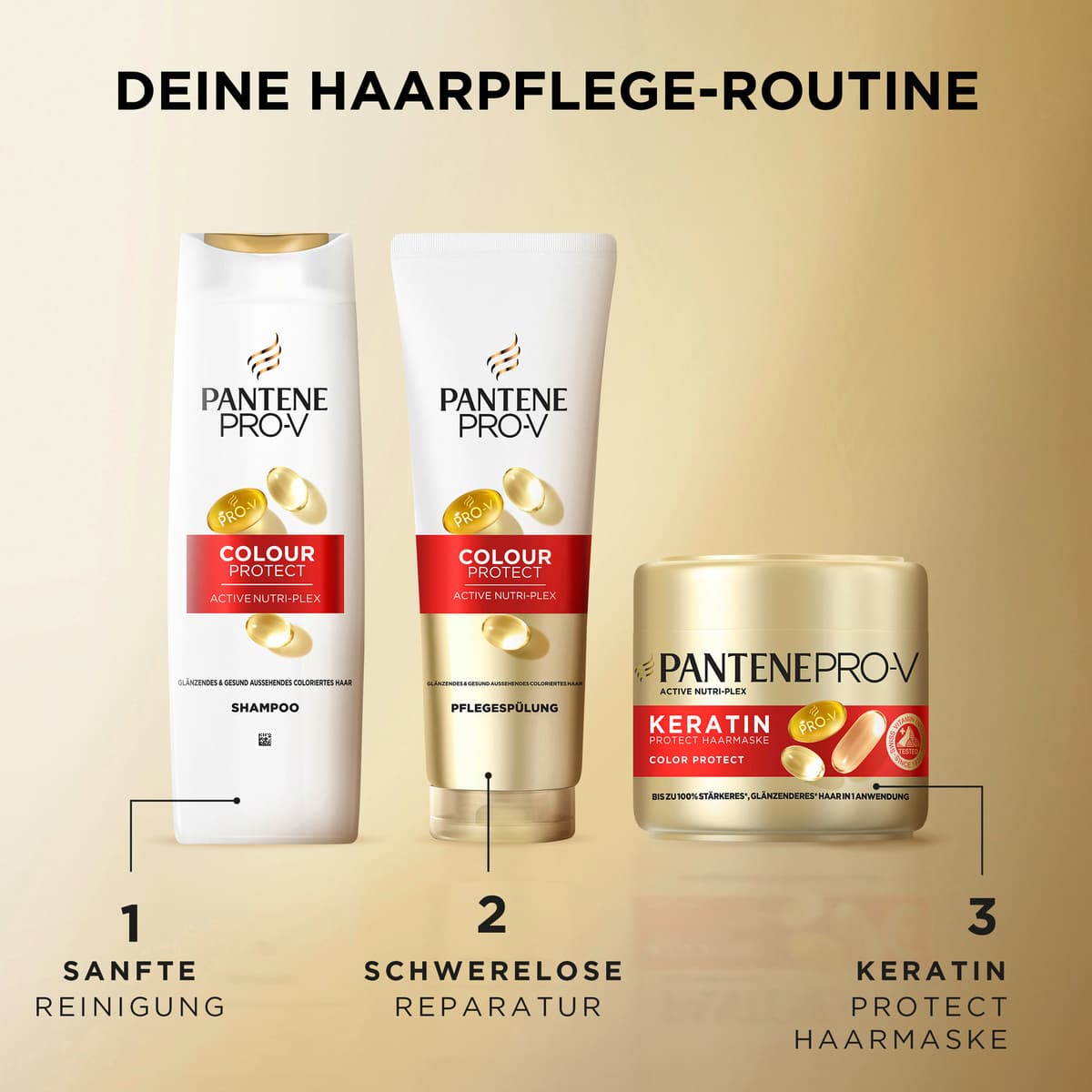 Produktbild Pantene PRO-V Haarkur/Balsam/ Color Protect Intensiv-Maske 300ml 4 von 9
