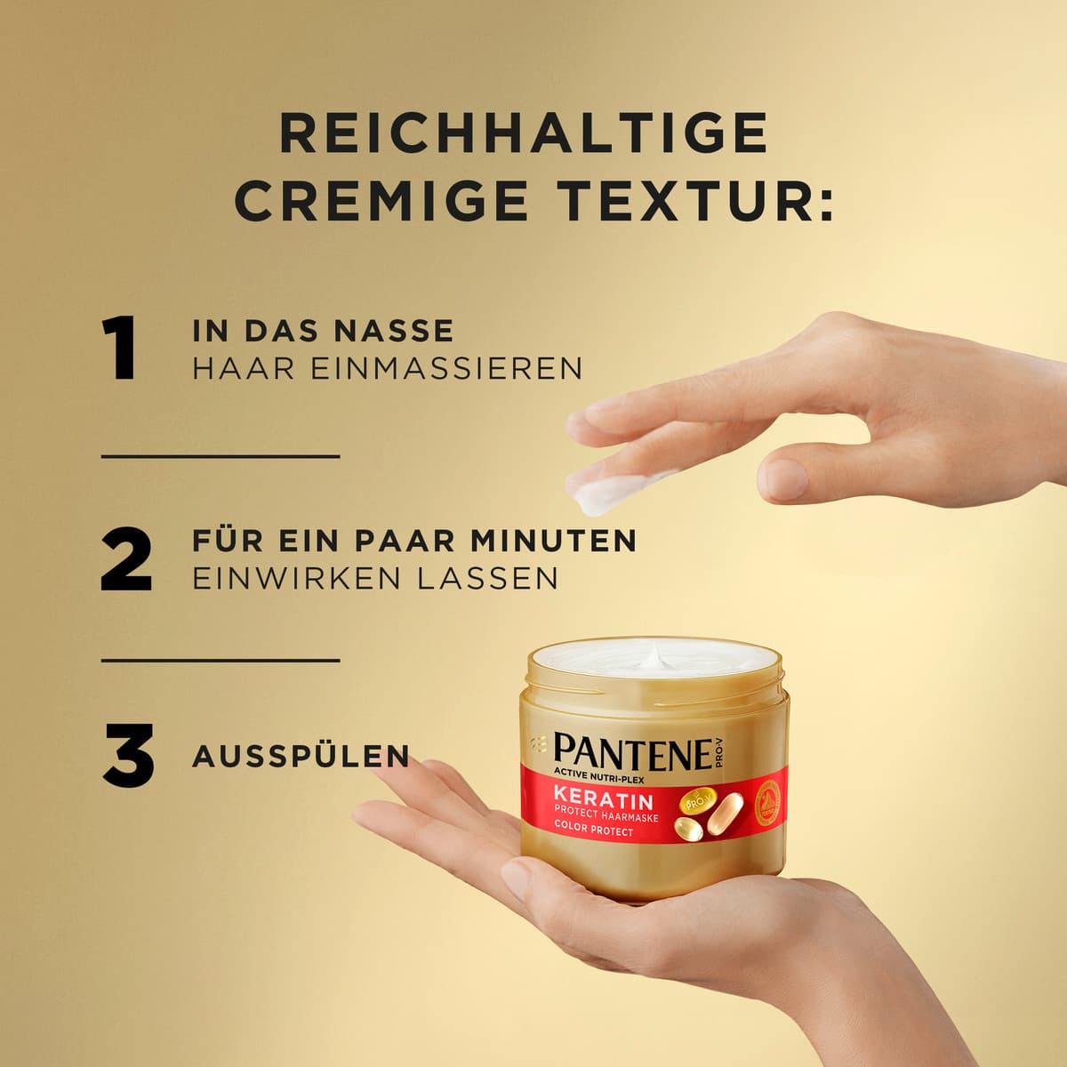 Produktbild Pantene PRO-V Haarkur/Balsam/ Color Protect Intensiv-Maske 300ml 6 von 9