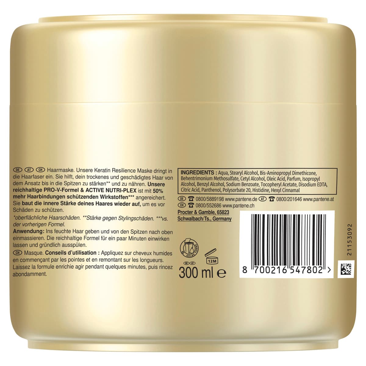 Produktbild Pantene PRO-V Unendlich Lang Keratin Haarmaske 3 von 9