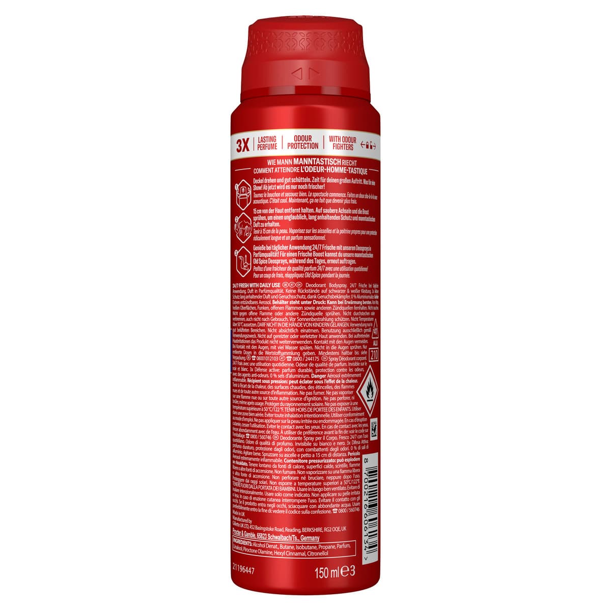Produktbild Old Spice Deo Bodyspray Captain 2 von 8
