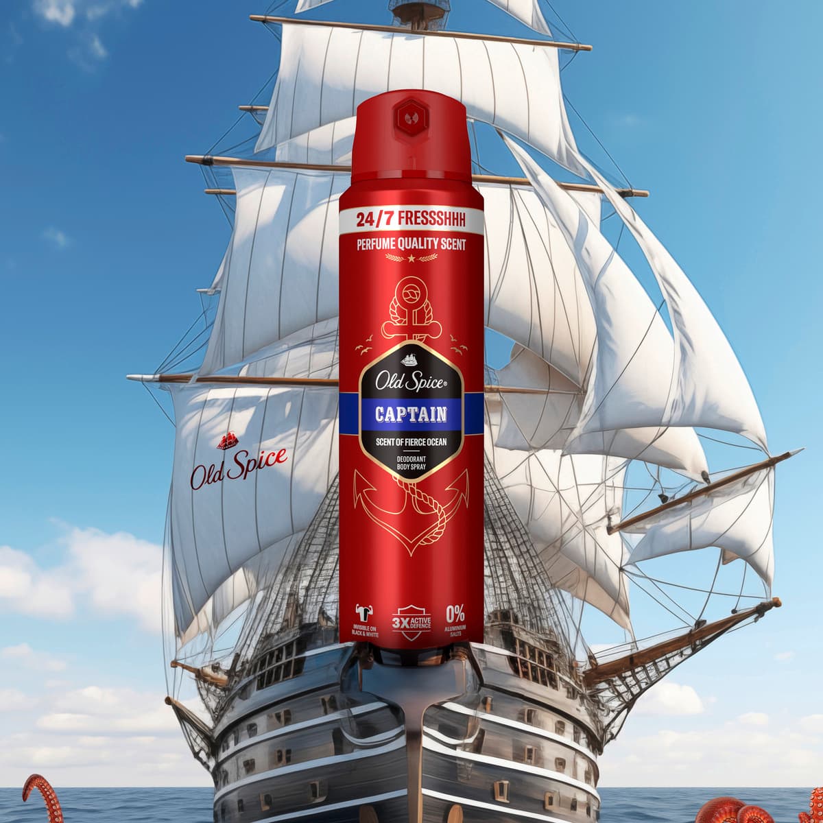 Produktbild Old Spice Deo Bodyspray Captain 7 von 8