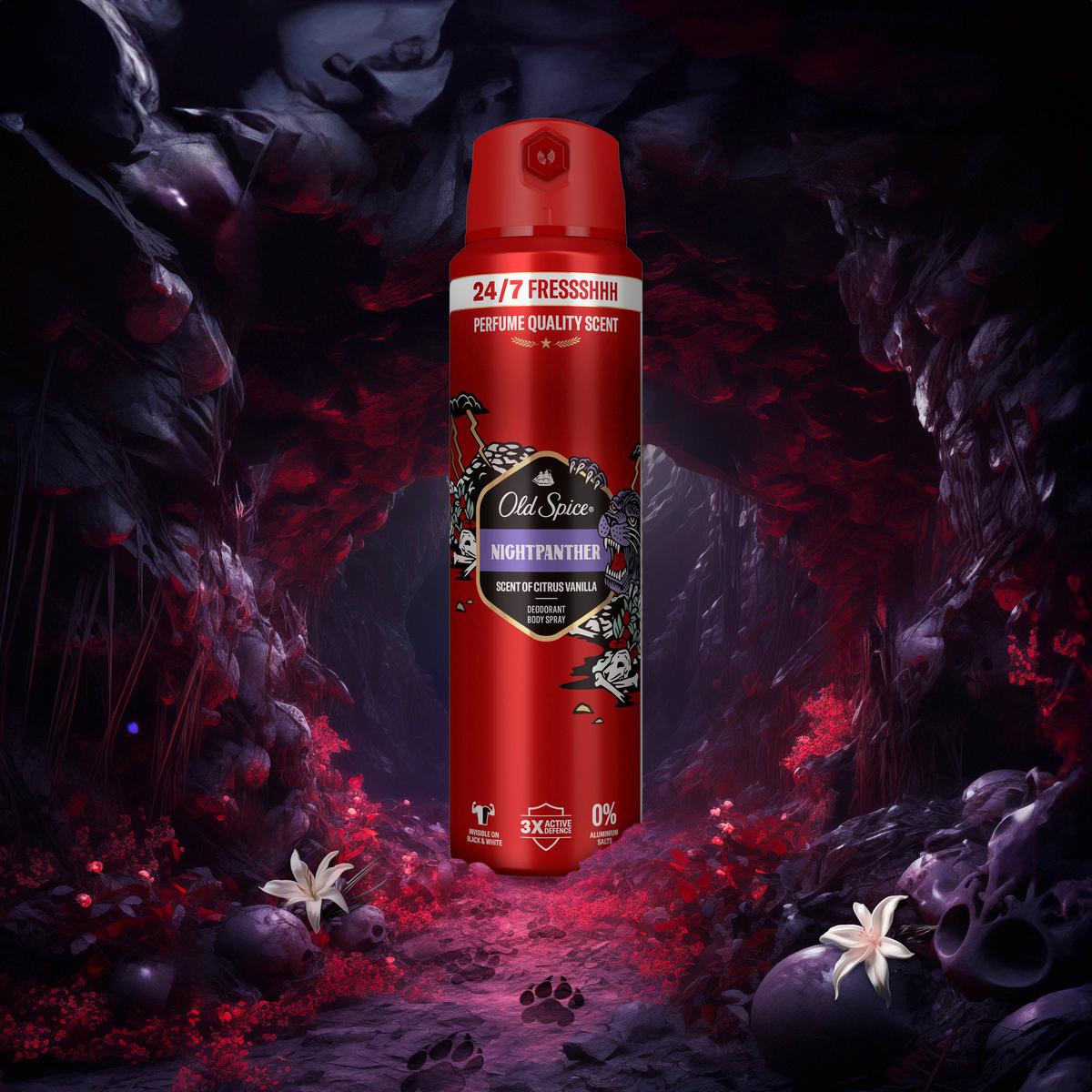 Produktbild Old Spice Deo Bodyspray Nightpanther  4 von 7