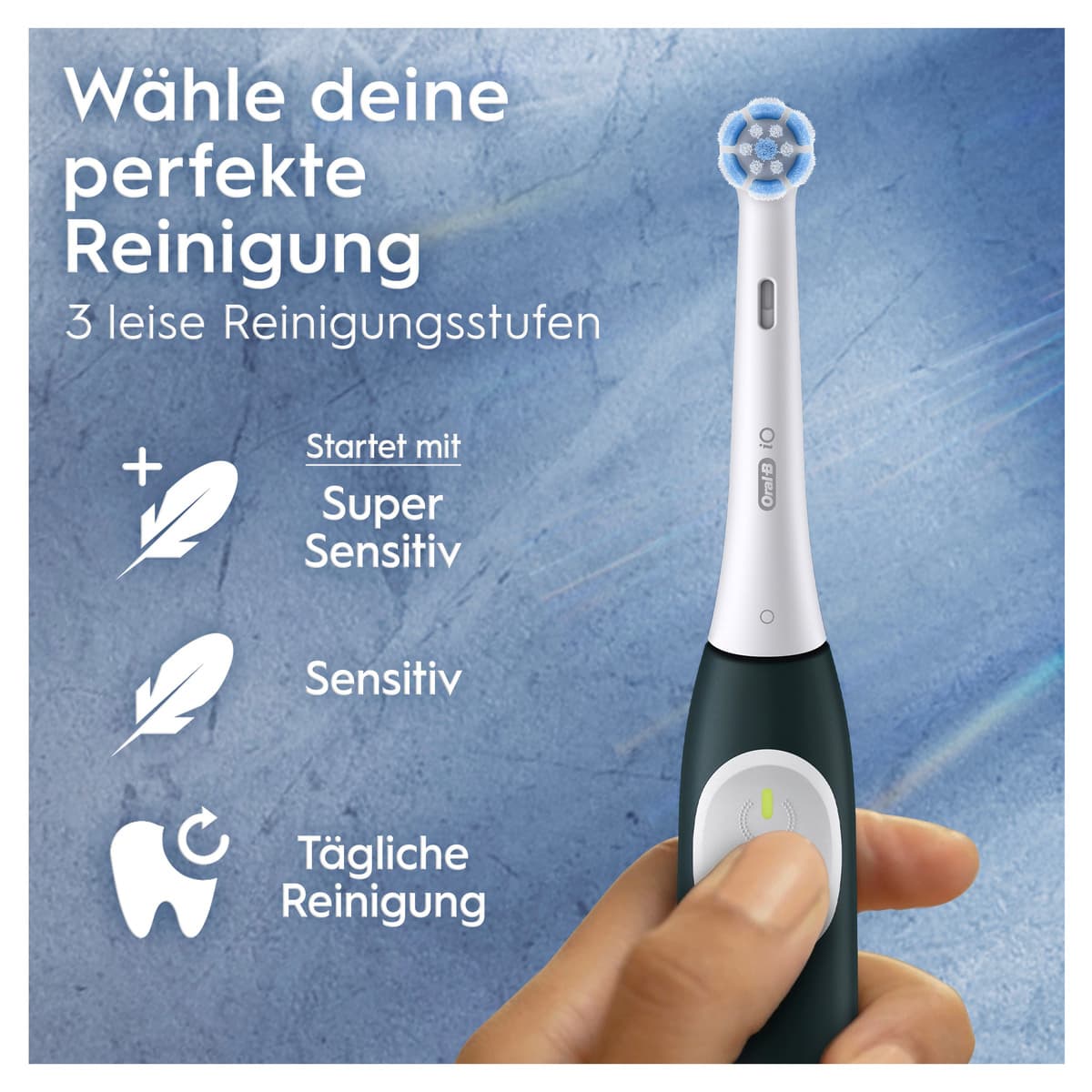 Produktbild Oral-B Elektrische Zahnbürste iO2 Forest Green 9 von 10